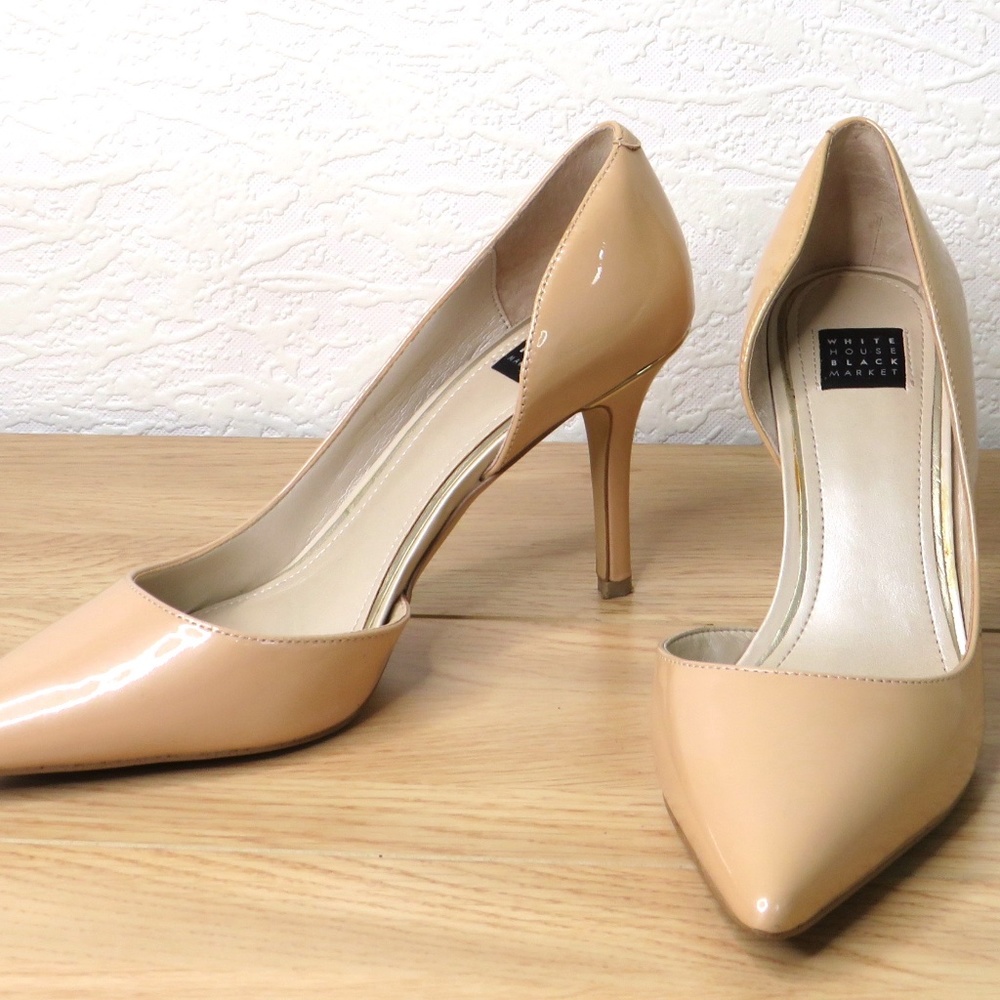 White House Black Market Ella Pumps, Neutral color, size 7.5